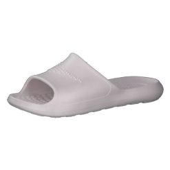 Klapki damskie Nike Victori One. Czerwone klapki damskie Nike, bez wzorów, z materiału, bez obcasa, bez zapięcia. Za 189.00 zł.
