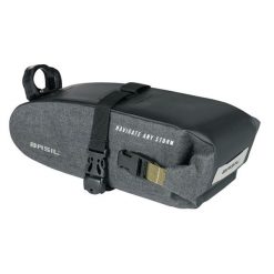 Torba pod siodło Navigator Storm M. Czarne torby sportowe męskie BASIL, bez wzorów, z materiału. Za 129.99 zł.