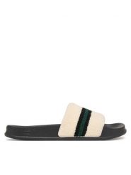 Tommy Hilfiger Klapki Hilfiger Towelling Pool Slide FM0FM06007 Kremowy. Białe klapki męskie Tommy Hilfiger, bez wzorów, z materiału, bez zapięcia. Za 209.99 zł.