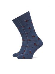 Barbour Skarpety długie Mavin Pheasant MSO0068BU74 Niebieski. Niebieskie skarpety męskie Barbour, bez wzorów, z bawełny. Za 39.99 zł.