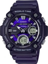 Zegarek Casio Zegarek Męski Casio OVERSIZE 10 YEAR BATTERY ( 52 mm). Zegarki męskie Casio, bez wzorów. Za 193.69 zł.