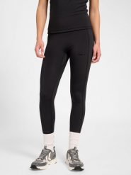 Damskie legginsy Hummel Prima. Czarne legginsy damskie Hummel, bez wzorów, z materiału. Za 242.50 zł.