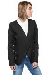 DAMSKA MARYNARKA TOM TAILOR MODERN BLAZER WITH OPEN FRONT 3922039.00.75 COL. 2999. Marynarki i żakiety damskie Tom Tailor, bez wzorów, z bawełny, eleganckie, bez kołnierzyka, bez ramiączek. W wyprzedaży za 69.99 zł.