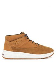 Tommy Hilfiger Trzewiki Hilfiger W Nbk Sde Hybrid Boot FM0FM05609 Khaki. Brązowe botki męskie Tommy Hilfiger, bez wzorów, ze skóry, bez obcasa, bez zapięcia. Za 449.99 zł.
