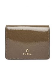 Furla Portfel Camelia WP00304 BX4758 4903S Beżowy ciemny. Brązowe portfele damskie Furla, z lakierowanej skóry. Za 584.99 zł.