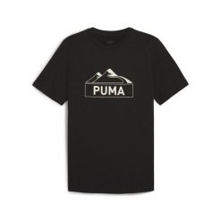 Męska koszulka z grafiką OPEN ROAD PUMA Black. Czarne koszulki sportowe męskie Puma, m, bez wzorów, bez ramiączek. Za 73.99 zł.