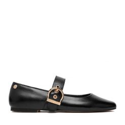 Baleriny Beverly Hills Polo Club. Czarne balerinki damskie Beverly Hills Polo Club, bez wzorów, bez obcasa, bez zapięcia. Za 299.99 zł.