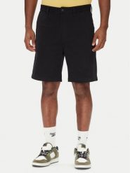 DC Shoes Szorty materiałowe Worker Relaxed ADYWS03087 Czarny Regular Fit. Czarne szorty męskie DC Shoes, bez wzorów, z bawełny. Za 199.99 zł.