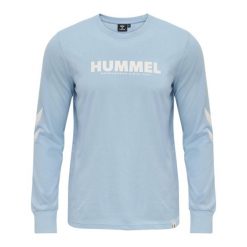 Koszulka z długim rękawem Hummel Legacy. Niebieskie koszulki sportowe damskie Hummel, xl, bez wzorów, bez ramiączek, do piłki ręcznej. Za 119.50 zł.