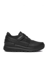 Go Soft Półbuty CEO-3Y9660-1 Czarny. Czarne półbuty damskie GO SOFT, bez wzorów, ze skóry, bez obcasa, na koturnie, bez zapięcia. Za 149.99 zł.
