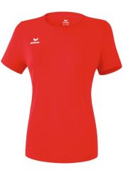 Koszulka damska Erima Functional Teamsports T-shirt. Czerwone t-shirty damskie Erima, bez wzorów, z materiału, klasyczne, bez kołnierzyka, bez ramiączek. Za 89.99 zł.