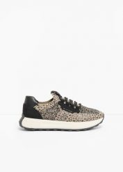 Sneakersy Tom Tailor z kryształkami. Czarne obuwie sportowe damskie bonprix, bez wzorów, bez zapięcia. Za 299.99 zł.