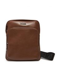 Guess Saszetka HMBOCA P5323 Brązowy. Brązowe saszetki i nerki męskie Guess, z aplikacjami, ze skóry. Za 239.99 zł.