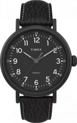 Zegarek męski Timex TW2T91000 czarny. Czarne zegarki męskie Timex, bez wzorów. Za 603.65 zł.