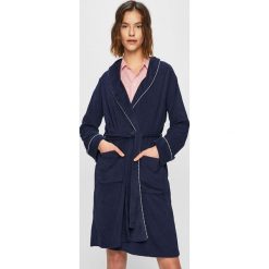 Lauren Ralph Lauren - Szlafrok. Niebieskie szlafroki damskie Lauren Ralph Lauren, s, bez wzorów, z bawełny, bez ramiączek, bez kaptura. W wyprzedaży za 359.90 zł.