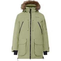 Parka Didriksons Zeus. Zielone parki męskie Didriksons, na zimę, m, bez wzorów, bez kołnierzyka, bez kaptura. W wyprzedaży za 1,495.50 zł.