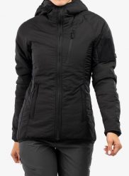 Kurtka ocieplana damska Helikon-Tex Wolfhound Hoodie. Czarne kurtki sportowe damskie HELIKON-TEX, na wiosnę, m, bez wzorów, z materiału, bez ramiączek, z kapturem, trekkingowe. Za 549.99 zł.