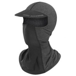 Czapka z daszkiem pełna ochrona przeciwsłoneczna oddychająca balaklava. Szare czapki damskie ROCKBROS, na lato, bez wzorów, z jedwabiu, sportowe. Za 75.60 zł.