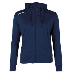 Damska bluza dresowa z kapturem zapinana na zamek błyskawiczny Stanno Field. Niebieskie bluzy damskie STANNO, xl, bez wzorów, z dresówki, sportowe, bez ramiączek, z kapturem. Za 183.00 zł.