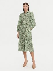 Weekend Max Mara Sukienka koszulowa Wales 2515221122 Zielony Regular Fit. Zielone sukienki damskie Weekend Max Mara, bez wzorów, z jedwabiu, bez kołnierzyka, bez ramiączek, koszulowe. Za 1,579.00 zł.