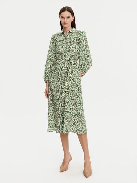 Weekend Max Mara Sukienka koszulowa Wales 2515221122 Zielony Regular Fit. Zielone sukienki damskie Weekend Max Mara, bez wzorów, z jedwabiu, bez kołnierzyka, bez ramiączek, koszulowe. Za 1,579.00 zł.