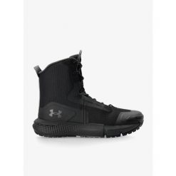Buty męskie Under Armour Charged Valsetz. Czarne buty sportowe męskie Under Armour, bez wzorów, bez zapięcia. Za 513.99 zł.