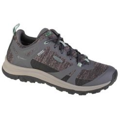 Buty trekkingowe damskie, Keen Terradora II WP. Szare obuwie trekkingowe damskie Keen, z materiału, bez zapięcia. Za 419.99 zł.