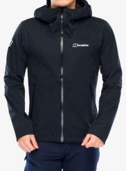 Kurtka softshell męska Berghaus Ridge-Roamer 3L Softshell Jacket. Czarne kurtki męskie Berghaus, l, bez wzorów, z materiału, bez kaptura. Za 1,341.40 zł.