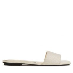 Klapki Calvin Klein. Klapki damskie Calvin Klein, bez wzorów, bez obcasa, bez zapięcia. Za 199.99 zł.