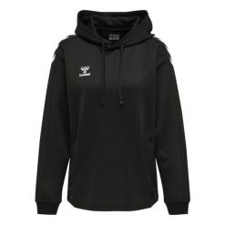 Bluza do piłki ręcznej damska Hummel Core XK z kapturem. Białe bluzy damskie Hummel, s, bez wzorów, sportowe, bez ramiączek, z kapturem. Za 189.50 zł.