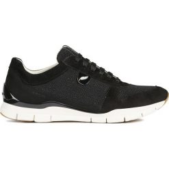 Geox Sukie Tenisówki Czarny. Czarne trampki i tenisówki damskie Geox, bez wzorów, z materiału, bez zapięcia. Za 464.95 zł.