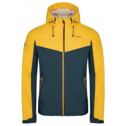 Męska kurtka sportowa Loap Ulteo żółta. Żółte kurtki sportowe męskie ZSPORT, na jesień, l, bez wzorów, bez kaptura, trekkingowe. Za 259.99 zł.