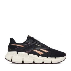 Buty na siłownię Reebok. Czarne obuwie sportowe damskie Reebok, bez wzorów, bez zapięcia, na fitness i siłownię. Za 369.99 zł.
