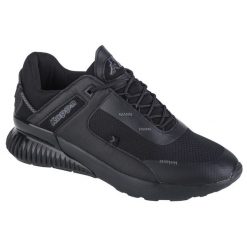 Buty sportowe Sneakersy męskie, Kappa Actor. Czarne buty sportowe męskie Kappa, bez wzorów, z materiału, bez zapięcia, trekkingowe. Za 159.99 zł.