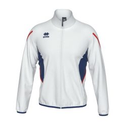 Kurtka z dresu Errea Christopher. Białe kurtki męskie ERREA, xl, bez wzorów, z dresówki, sportowe, bez kaptura. Za 238.50 zł.