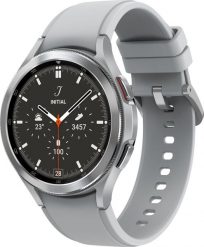 Smartwatch Samsung Galaxy Watch 4 Classic Stainless Steel 46mm LTE Szary (SM-R895FZSAEUE). Szare zegarki smartwatch SAMSUNG, bez wzorów. Za 738.57 zł.