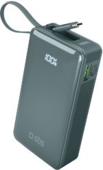 SBS LCD Power Bank 10000 mAh zila - Portativais barosanas avots. Powerbanki SBS Mobile. Za 116.09 zł.