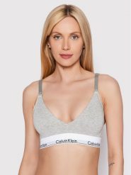 Calvin Klein Underwear Biustonosz do karmienia 000QF6218E Szary. Szare biustonosze Calvin Klein Underwear, bez wzorów, z bawełny. Za 129.99 zł.