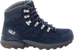 Buty trekkingowe damskie Jack Wolfskin Refugio Texapore Mid granatowe r. 38. Obuwie trekkingowe damskie Jack Wolfskin, bez zapięcia. Za 417.90 zł.