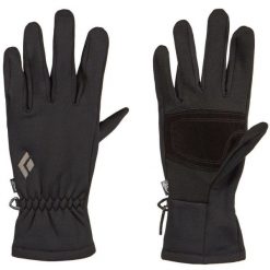 Rękawice turystyczne unisex Black Diamond Midweight Screentap. Czarne rękawiczki damskie Black Diamond, bez wzorów. Za 229.00 zł.