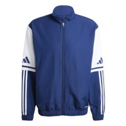 Kurtka z dresu adidas Squadra 25. Białe kurtki męskie Adidas, bez wzorów, z dresówki, bez kaptura. Za 152.99 zł.