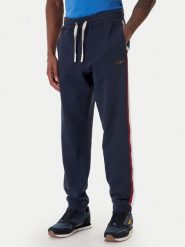 Aeronautica Militare Spodnie dresowe 261PF1005UF00677 Granatowy Regular Fit. Niebieskie spodnie sportowe męskie Aeronautica Militare, m, bez wzorów, z bawełny. Za 529.99 zł.