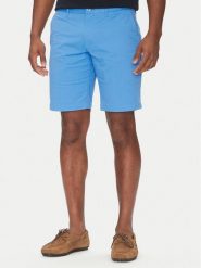 Tommy Hilfiger Szorty materiałowe Brooklyn MW0MW23563 Niebieski Regular Fit. Niebieskie szorty męskie Tommy Hilfiger, bez wzorów, z bawełny. Za 199.99 zł.