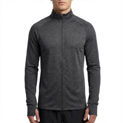 Damska Kurtka Biegowa ACT-JACKET ROOEL z Poliestru Szary Melanż. Szare kurtki sportowe damskie Legea, m, bez wzorów, z bawełny, bez ramiączek, bez kaptura, do biegania. Za 96.00 zł.