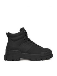 G-Star Raw Trzewiki EO-LINCOLN-02 125AM Czarny. Czarne botki męskie G-Star Raw, bez wzorów, z nubiku, retro, bez obcasa, bez zapięcia. Za 449.99 zł.