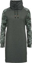Damska sukienka/bluza Loap Ebnera zielona. Zielone bluzy damskie Scarpa, m, bez wzorów, z bawełny, biznesowe, bez ramiączek, bez kaptura. Za 220.99 zł.