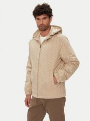 Guess Kurtka przejściowa M5YL14 WHEW2 Beżowy Regular Fit. Brązowe kurtki męskie Guess, m, z aplikacjami, z syntetyku, bez kaptura. Za 529.99 zł.