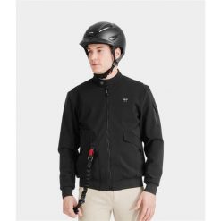 Kurtka zapinana na zamek błyskawiczny Horse Pilot. Czarne kurtki męskie HORSE PILOT, bez wzorów, eleganckie, bez kaptura. Za 1,127.65 zł.