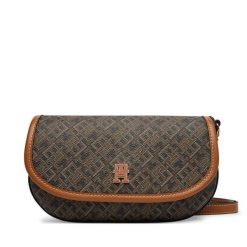 Torebka Tommy Hilfiger. Czarne listonoszki damskie Tommy Hilfiger, bez wzorów, bez dodatków. Za 649.99 zł.