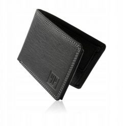 Paolo Peruzzi Portfel męski ze skóry z ochroną RFID T-68-BL. Brązowe portfele męskie Paolo Peruzzi, bez wzorów, ze skóry. Za 86.33 zł.